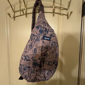 KAVU Brown and Black Sling Bag